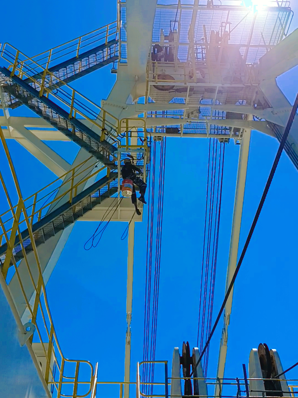 Sometimes I think, why are we tired of working if in the end we are all immortal? 🤔🤔🤔 .  .  .  .  . .  .  . .  .  . .  .  .  .  . #rope #ropeaccess #rope access gear #ropeaccesstechnician #rope access gear #ropeaccessmelbourne #ropeaccessprofessional #ropeaccessindonesia #ropeaccesinternasioanal #offshore #offshorelife #offshorefishing #offshoremalaysia #offshoreindonesia 