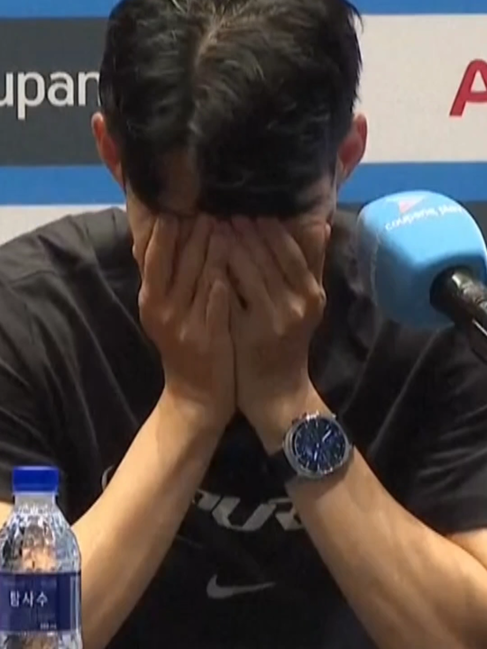 EMOTIONAL HEUNG-MIN SON TELLS THE MEDIA HE IS LEAVING TOTTENHAM THIS SUMMER. #COYS #THFC 