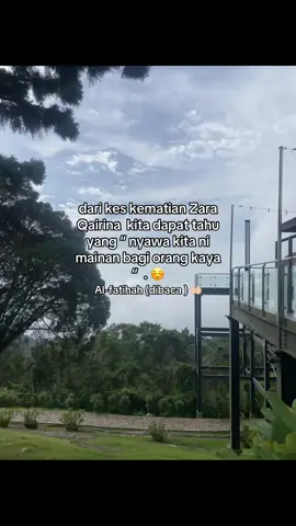awak tuntut keadilan di akhirat tau 😭💞 #zaraqairina #kematian #kesbuli #alfatihah 
