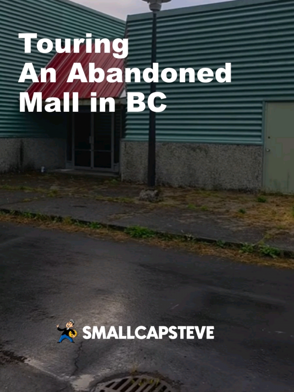 I got to tour an abandoned mall in British Columbia. #kitsault #goldmining #abandoned