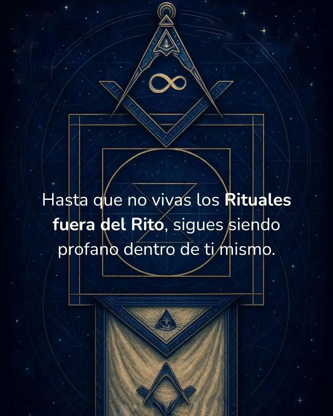 La palabra perdida no se busca en libros, sino en el corazón del Maestro Masón.