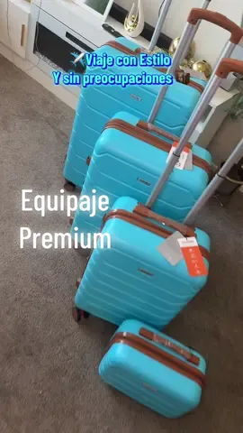 Lore 🌞  ✈️Viaje con Estilo  Y sin preocupaciones 🧳 Juego de maletas de 4 piezas, ruedas giratorias, candado aprobado por la TSA, alta calidad, diferentes tamaños y tipos, acabado texturizado, construcción de ABS extrafuerte. #maleta #maletas  #equipaje  #travel #traveltok  #traveltips #maletasdeviaje  #travelwithstyle  #tsaapproved  #ofertas #ofertastiktok  #viajeros #viajes 