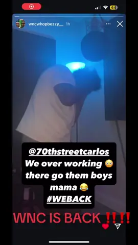 70TH STREET CARLOS TURNT UP IN THE STUDIO WITH WHOP BEZZY 🔥🔥🤫 THIS SOUNDS LIKE A HIT ‼️ #louisiana #fyp #wncwhopbeezy 