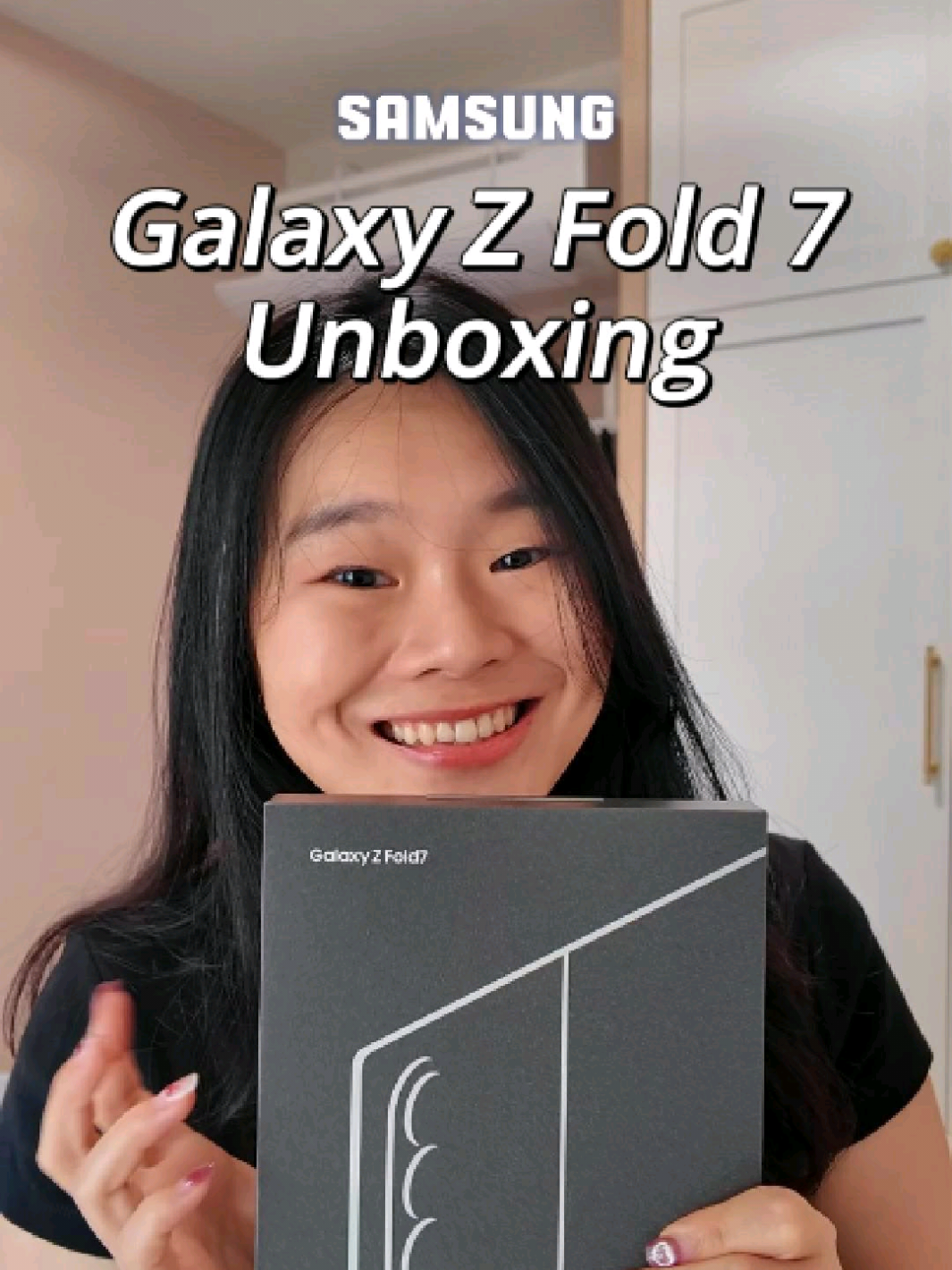 say no to bulky foldables ✨️ #samsung #zfold7 #unboxing #firstimpressions #trending 