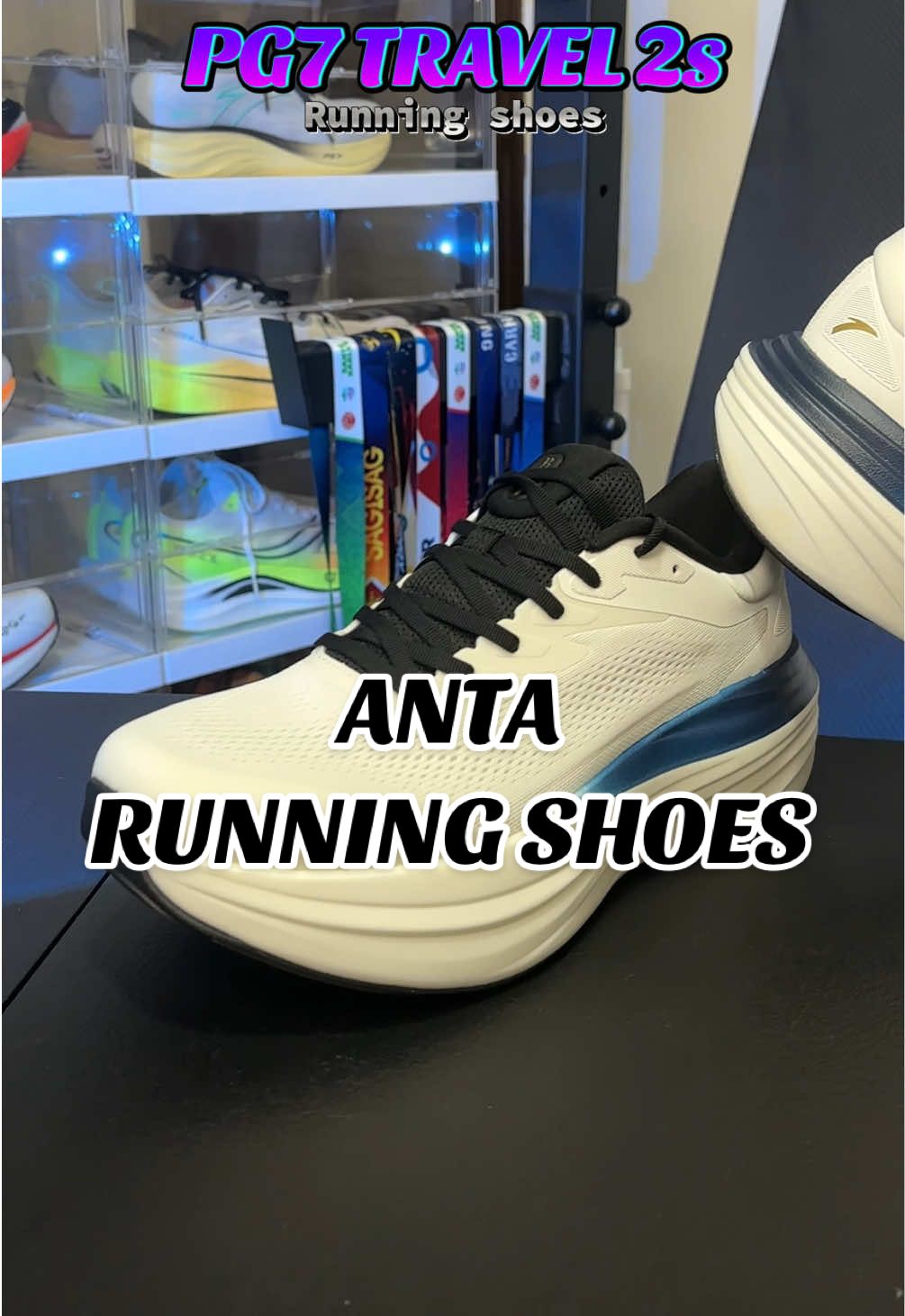 NEW PG7 TRAVEL 2s from ANTA. Grabe napaka porma, lambot at comfortable ng running shoes nato. Solid !!! #sportshoes #runningshoes #menshoes #antashoes #anta