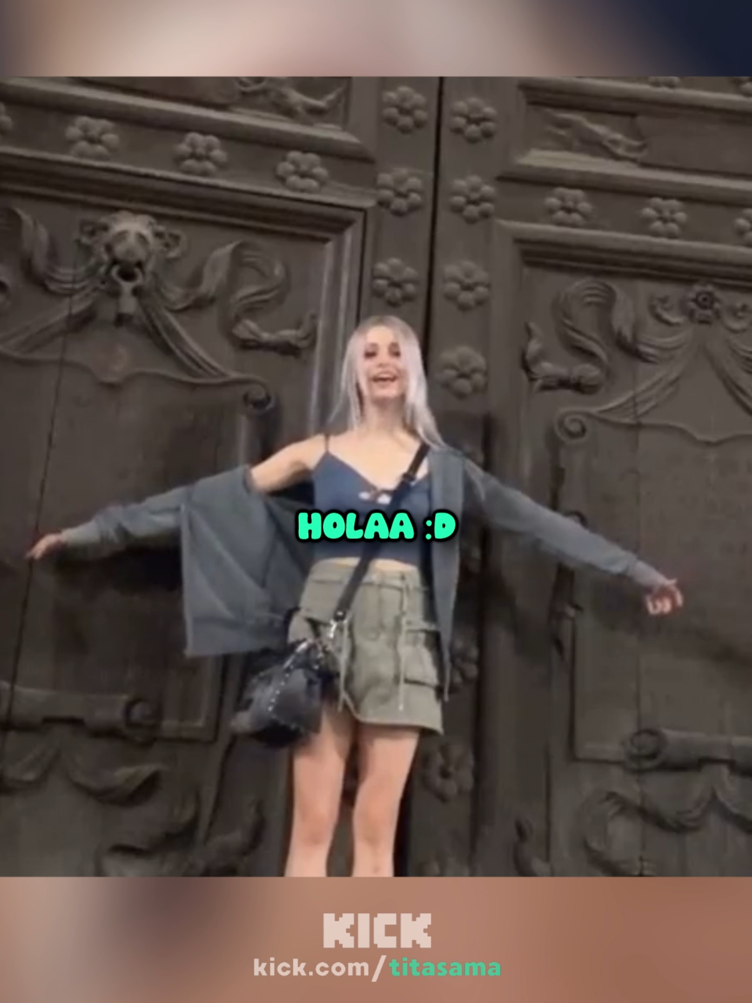 IRL en Sevilla • kick.com/titasama • #titasama #titabruh #kick #kickstreaming #argentina #humor #irl #paseo #sevilla #españa #iglesia #campanas #susto #viaje
