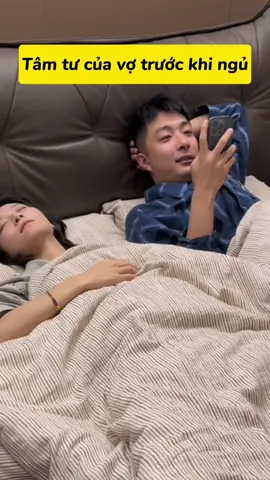 Tâm tư của vợ trước khi ngủ #haihuoc #capdoi #xuhuong 