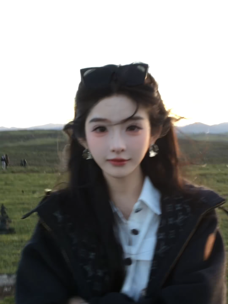 #巴旦木公主 #草原 #阳光是最好的滤镜