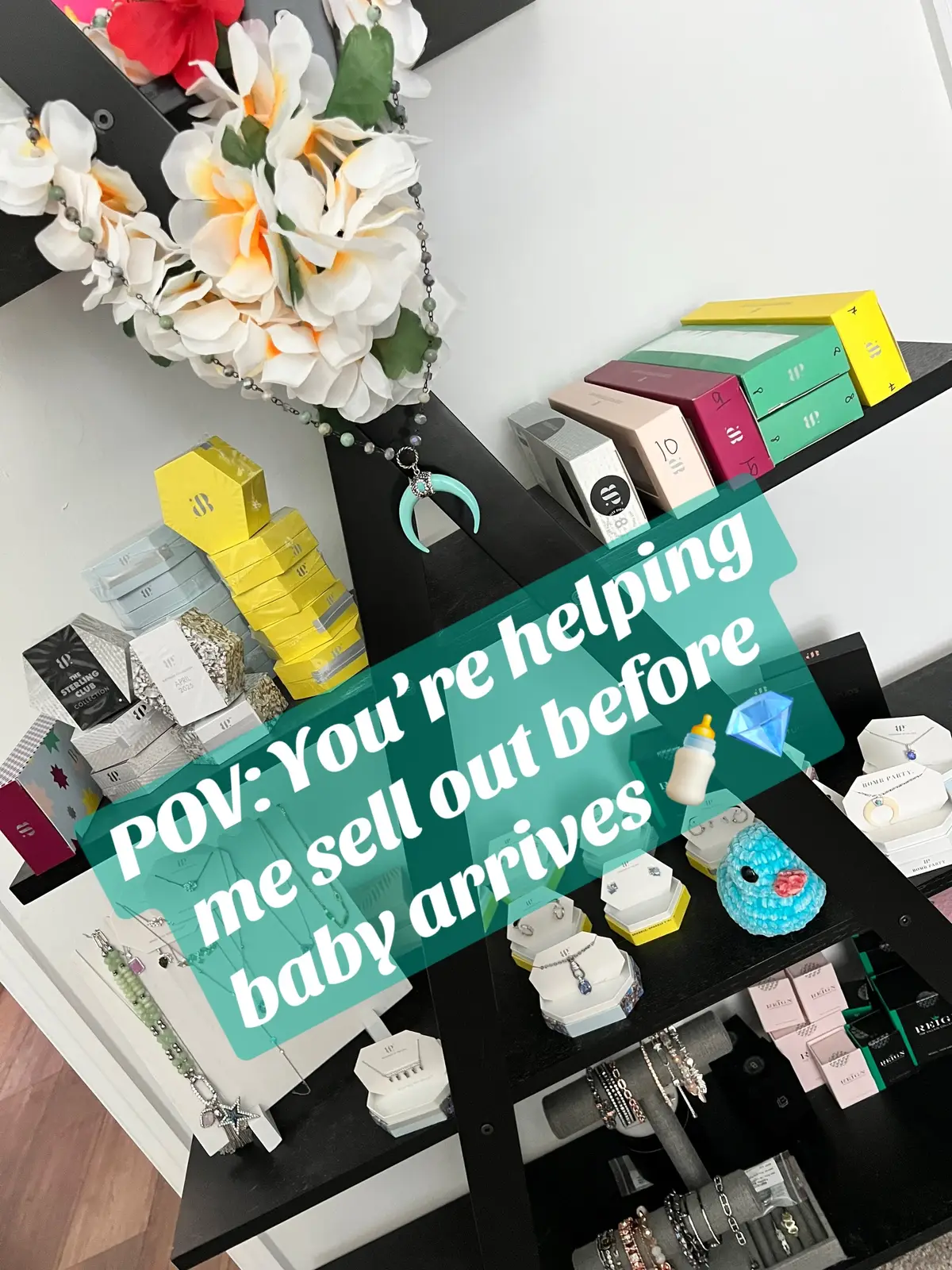 Help this mama-to-be hit 2 sellouts before baby boy arrives! 🍼✨ Mystery jewelry reveals are selling FAST — which one will you get? 😍 #JewelryTok #MysteryUnboxing #SmallBusinessLove #CountdownToBaby #bombparty #foryou #viral 
