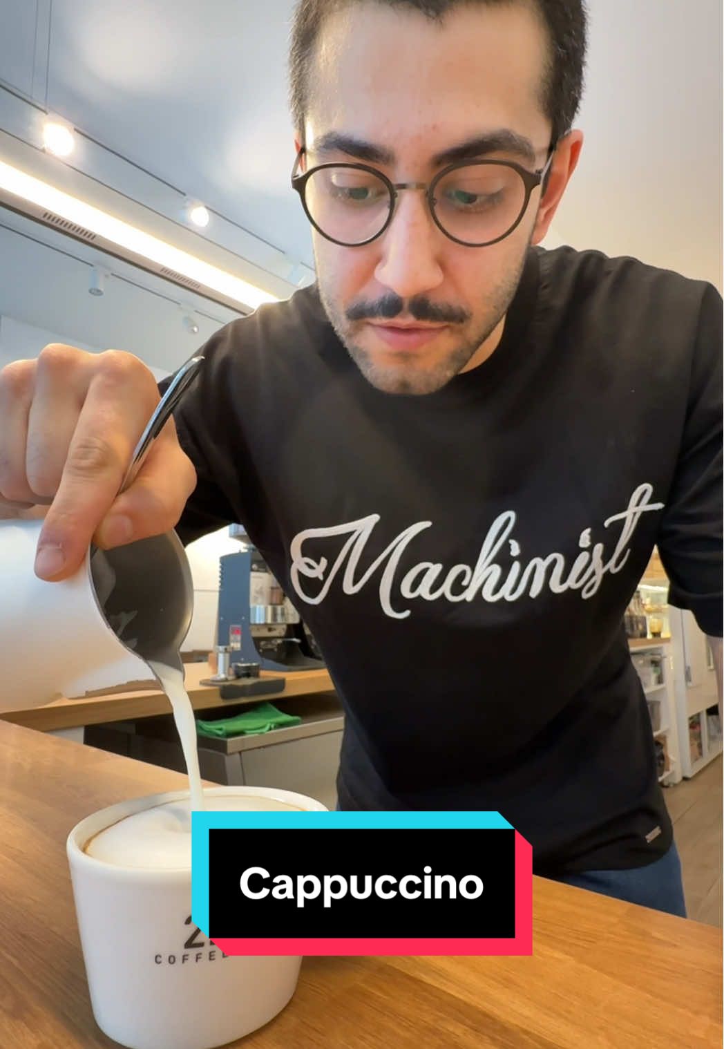 Yoğun kıvamlı cappuccino ##cappuccino #barista #howtomake 