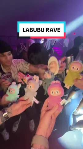 POV: Labubu socialization time at the @AREA15 Labubu Rave 😍😍