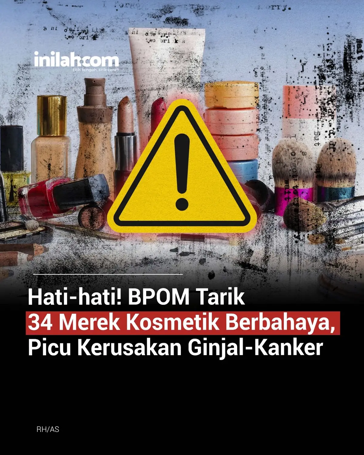 Badan Pengawas Obat dan Makanan (BPOM) mengungkap temuan serius: sedikitnya 34 produk kosmetik yang terbukti mengandung bahan berbahaya dan/atau dilarang, termasuk merkuri, asam retinoat, hidrokuinon, timbal, pewarna kuning metanil, dan steroid. Dampak kesehatan dari bahan ini sangat beragam dan serius: – Bintik hitam (ochronosis), iritasi, alergi – Kerusakan ginjal & hati – Risiko kanker (karsinogenik) – Gangguan saraf & sistem tubuh – Risiko cacat janin (teratogenik) 