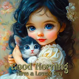 Good Morning!!! Have a Lovely Day!!! ☀️🥰☀️ #goodmorning #beautifulday #lovelyday #kitten 