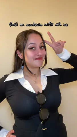 I had so much fun with this one #buildanoutfit #academia #fashion #collaredbodysuit #outfit #bodysuit #blackandwhite #businesscasual #fitcheck #OOTD #grwm #businesscasual #outfitinspo #academiaoutfit #dollskill 