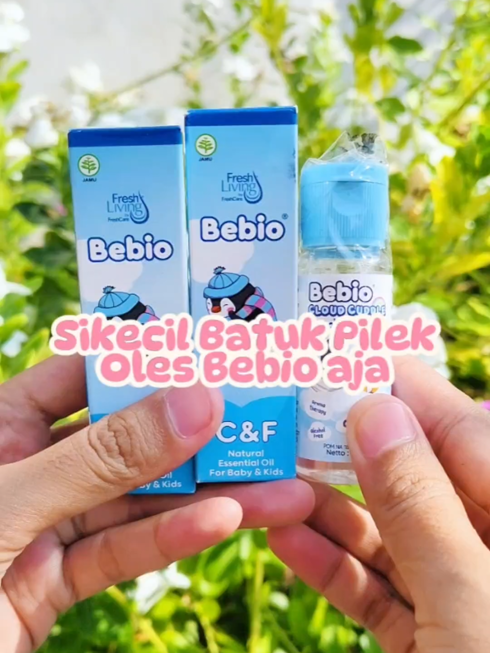Sikecil batuk pilek oles Bebio aja mom #bebio #bebioessentialoil #olesbebiodulu 
