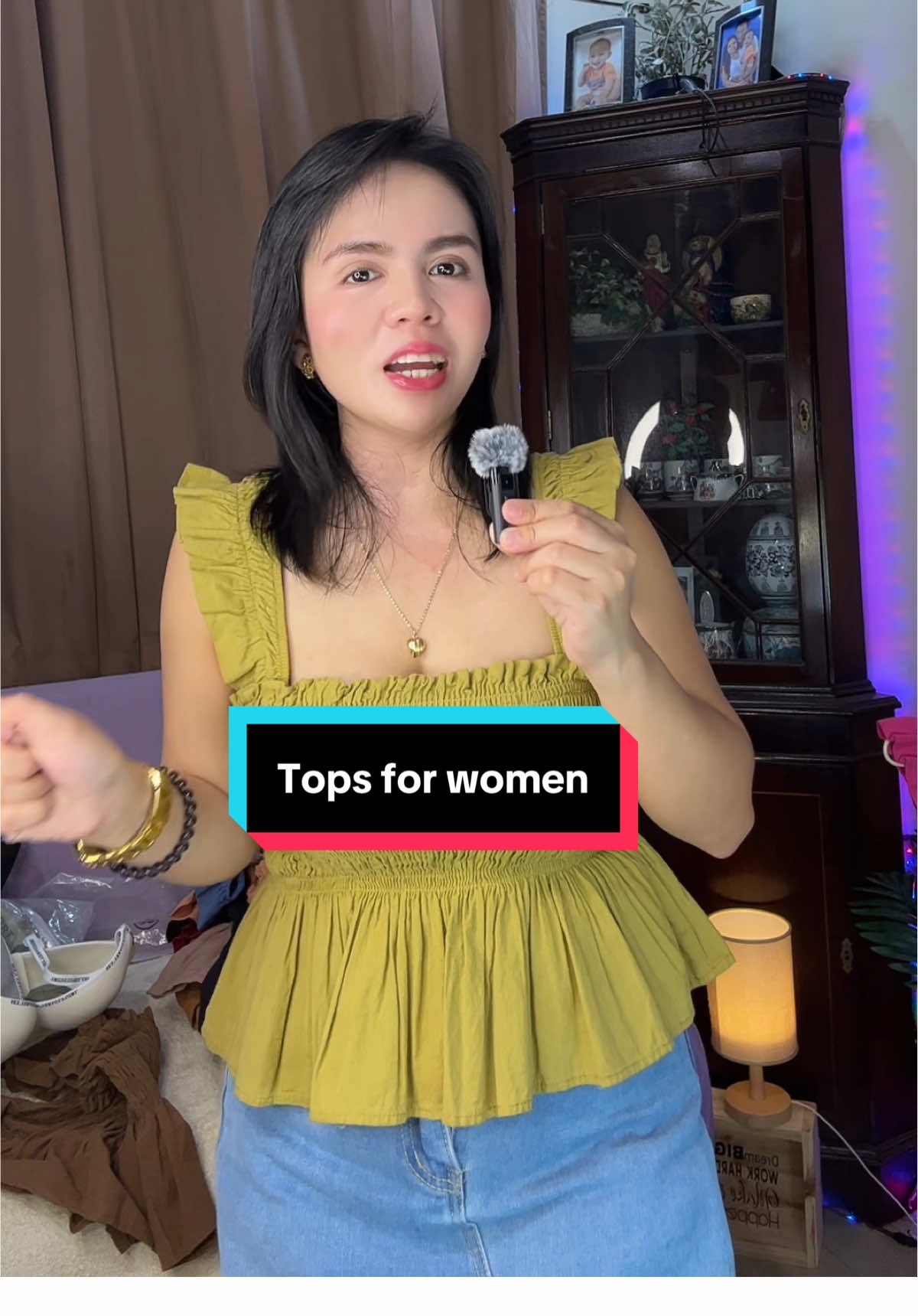 Tops for women, super cutie ng tops na to buti nag restock na👌 #tops #topsforwomen  #womentops  #topsoutfit  #trendingtops  #fashion 