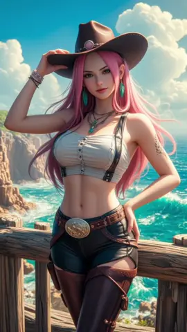 Jewelery Bonney onepiece #3d #ai #trend #cartoon #xuhuong #onepiece 