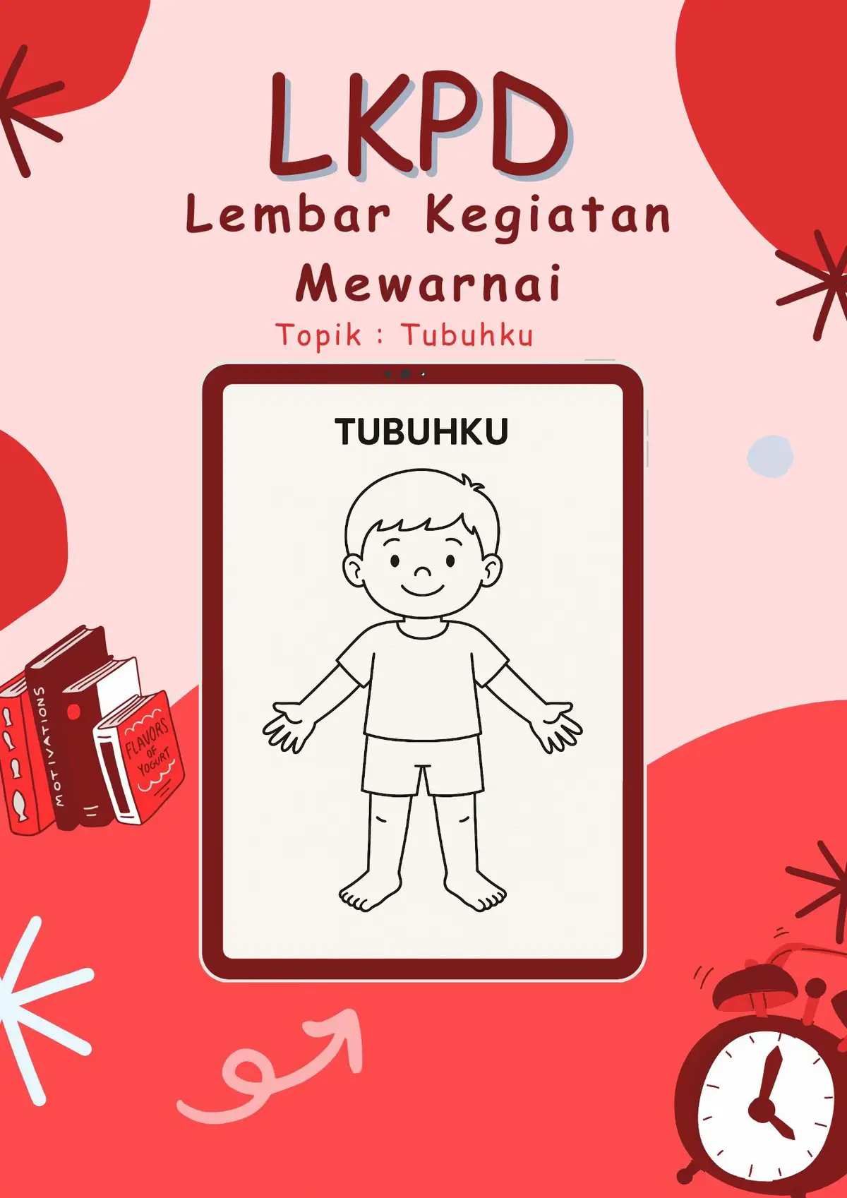 Mewarnai tubuhku Mewarnai puzzle tubuhku Menggunting mata, hidung, telinga, mulut Menempelkan mata, hidung, telinga, mulut Mewarnai wajah anak perempuan Mewarnai wajah anak laki- laki