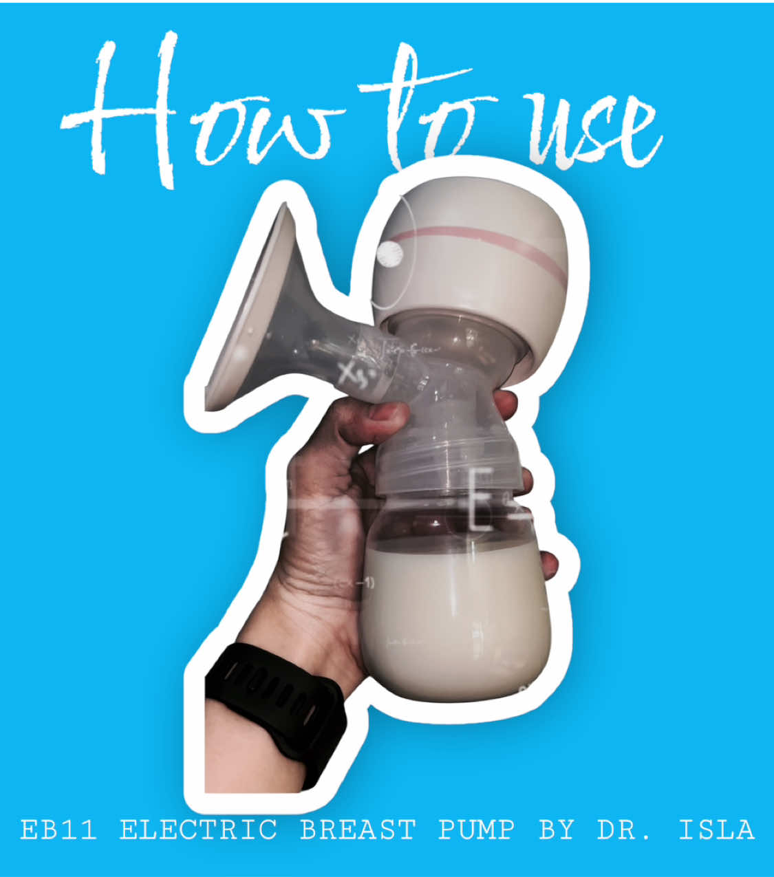 How to use Dr. Isla EB11 Electric Breast Pump.  #pumpingmom #momlife #pumpandpour #breastfeedingworkingmom #breastfeedingjourney #exclusivelypumping 
