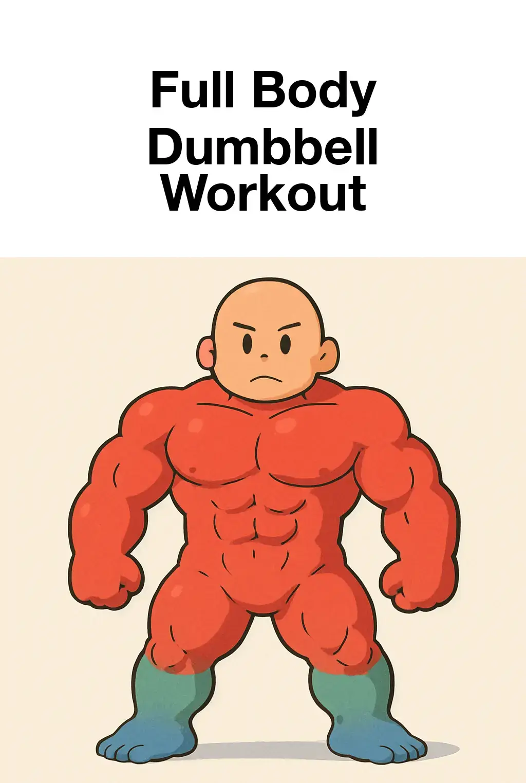 complete full body dumbbell circuit: dumbbell thruster 12 reps, dumbbell deadlift 10 reps, dumbbell renegade row 8 reps, goblet squat 15 reps, dumbbell shoulder press 10 reps, dumbbell lunge 12 reps. 5 rounds with 75 seconds rest between rounds. #dumbbellworkout #fullbody #circuit #strengthtraining #Fitness