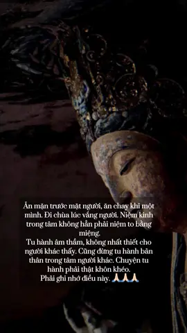 “Dương ác, ẩn thiện”, phải tích âm đức, làm tất cả việc thiện không cần để người khác biết, thì cái thiện này mới tích được dày, quả báo thù thắng. Tạo việc ác thì cần phải nên để người ta biết. #phatphapnhiemmau #đạophậtvàđờisống 