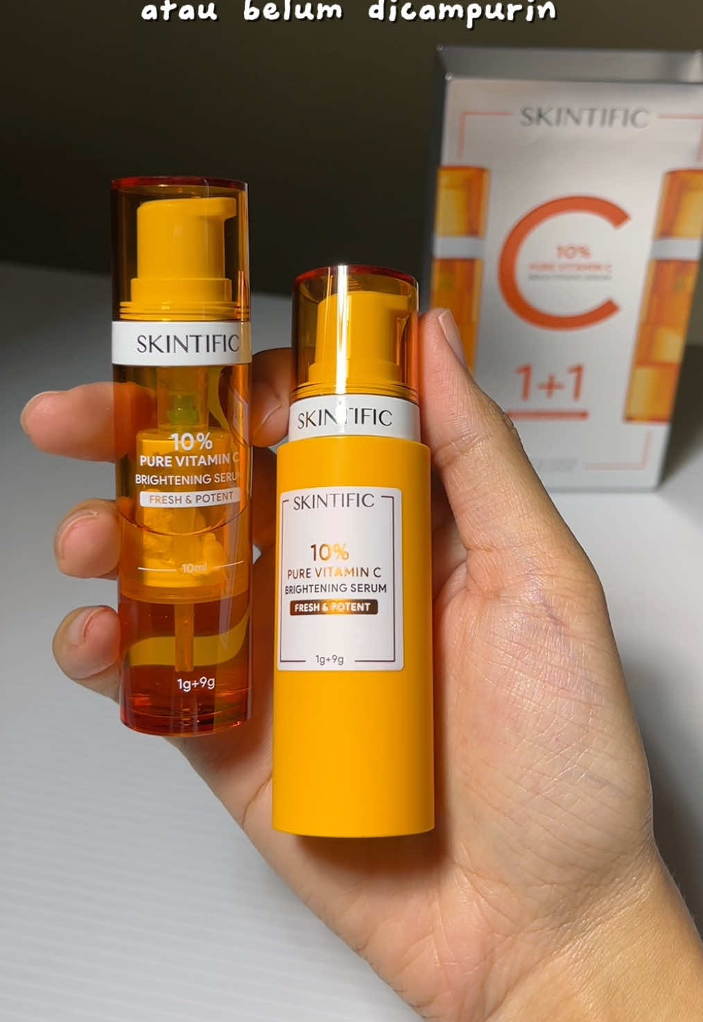 Tutorial new serum c Skintific #serumvitaminc #vitamincserum #skintific #skincaretips 