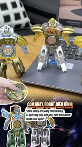 con quay robot biến hình spinner #meotrend #dochoithongminh #conquaybienhinhrobot #conquayrobot #spinner 