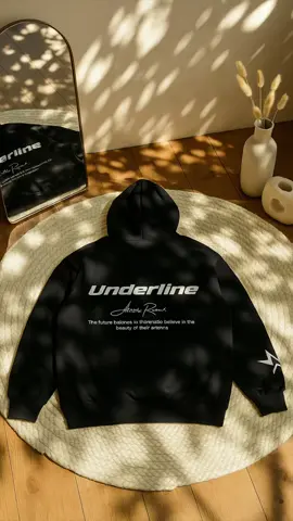 Jaket hoodie underline #diskon #fashion #hoodie #fashiontiktok #promoseruweekend 