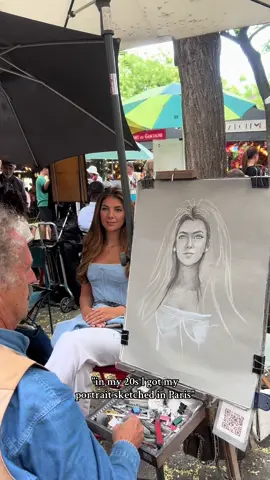 This is your sign to get your portrait drawn by the Montmartre’s artists in Paris. It used to be the artistic hub where Picasso, Van Gogh, and Renoir used to call home 🎨 #montmartre #paris #montmartreparis #sacrecoeur #parisfrance #eurosummer #paristravel #art #portrait 