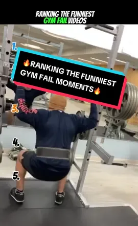 Ranking the funniest gym fail videos 💀 #viral #funny #gym #fyp #fails #top5 