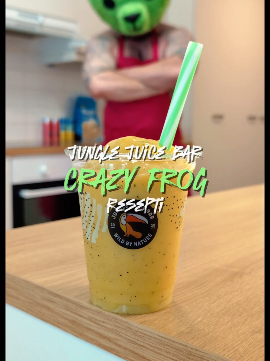 CRAZY FROG TYYPINEN SMOOTHIE OHJE🐸 #sinulle #fyp #suomitiktok #tiktoksuomi #smoothie #smoothieresepti 