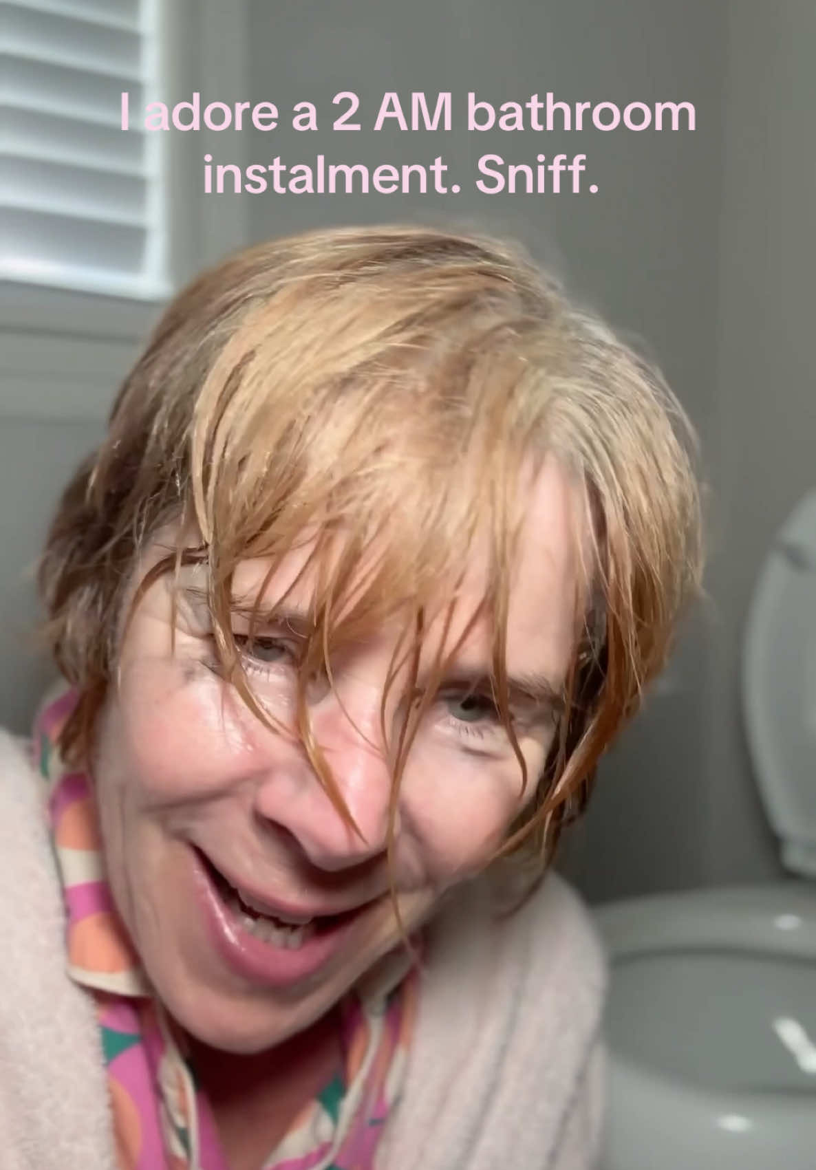 When my inferior designer leaves the toilet seat up, I can appreciate the water feature more clearly. Sniff. #toiletseat #funnyvid #comediansoftiktok #interiordesigner #homedecor #husbandsoftiktok #relatablecomedy #menopause