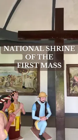 The first mass in the Philippines was held on March 31, 1521, during Easter Sunday. It happened on the small island of Limasawa, in Southern Leyte.  Magellan and his crew had just arrived in the Philippines, and the mass was a way to give thanks and introduce Christianity. It was attended by both the Spaniards and some local chiefs, including Rajah Kolambu. This event is important because it marked the beginning of Christianity in the Philippines, which later became a big part of Filipino culture. #firstmassinthephilippines #limasawaisland #nationalshrine #firstmass 