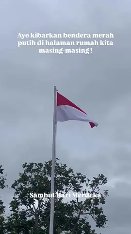 Saya mangajak seluru masyarakat SBT untuk mengibarkan bendera merah putih di halaman rumah kita masing-masing untuk menyambut hari ulang tahun bangsa yang kita cintai Republik Indonesia #sbtgerakcepat  #17agustus2025🇲🇨❤️  #hutri80indonesia🇮🇩 