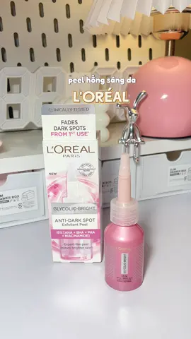 Peel hồng sáng da chuẩn spa tại nhà 🎀❤️#peelhongsangda #chamda #lorealparisvn #Tiktokfinds #viral #fyp 
