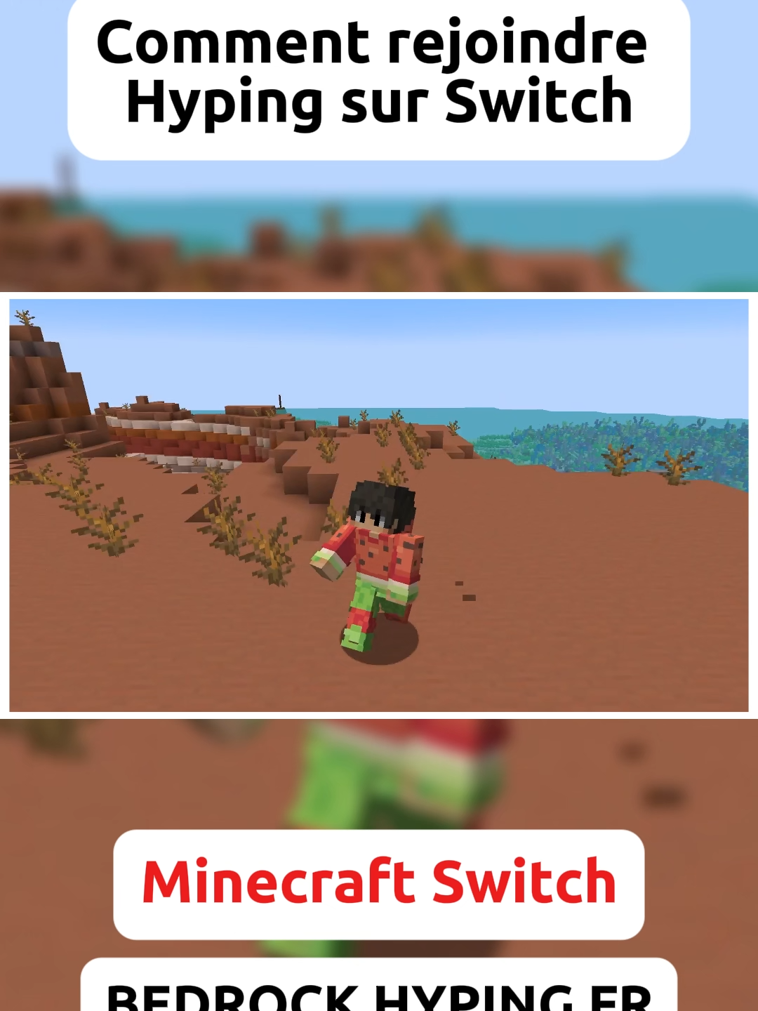 Comment rejoindre mon Serveur Minecraft Hyping sur Switch ? #Minecraft #minecraftserver #minecraftbedrock #minecrafttutorial
