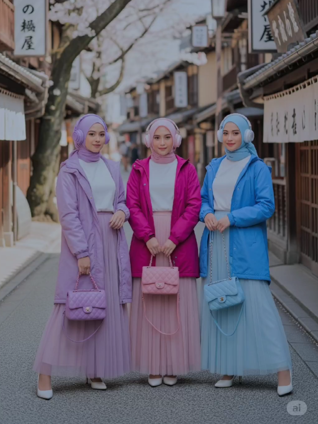 Versi Libur ke Jepang 😍😁  #fotoai #jasaedit #CapCut #jasaeditfoto #trend #holidays #viraltiktok 