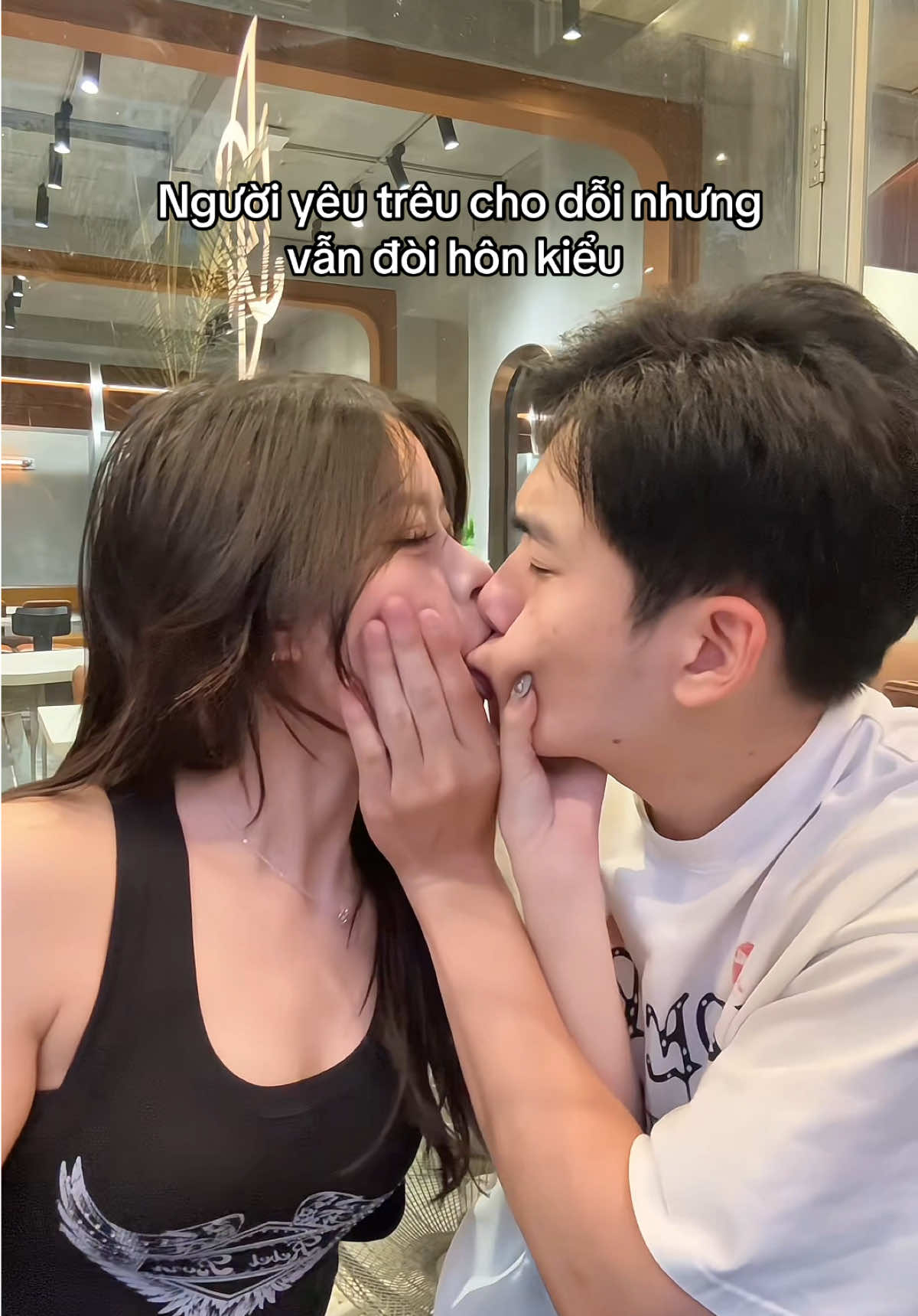 Cho chừa 😒😏 #couple #viral #honghainhi #votri #troll 