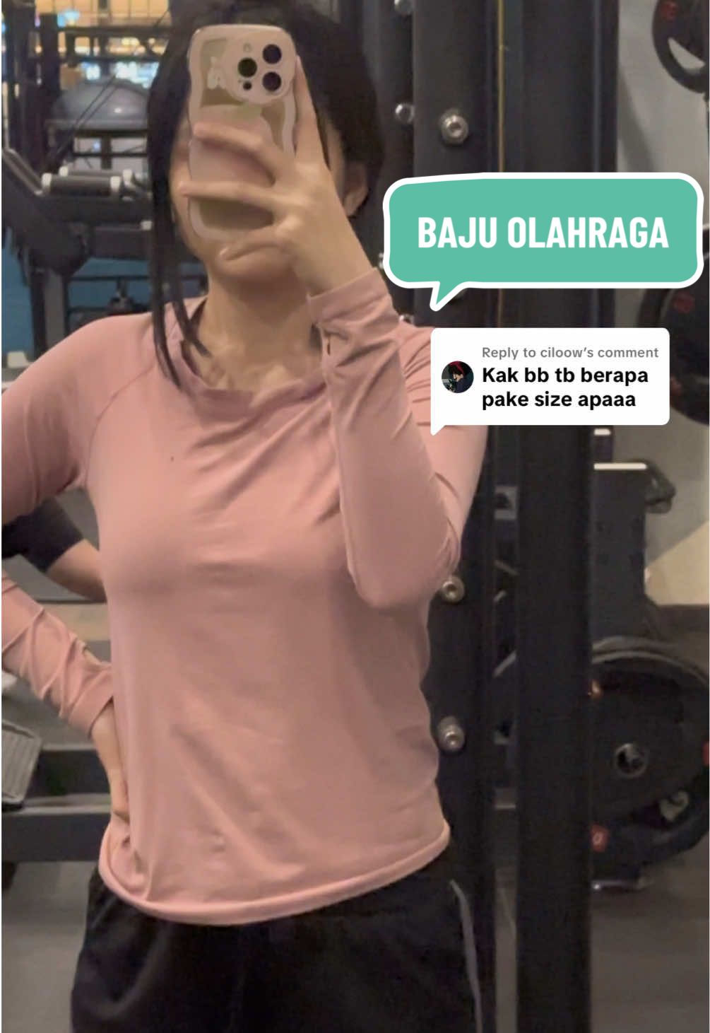 Replying to @ciloow #bajuolahraga 