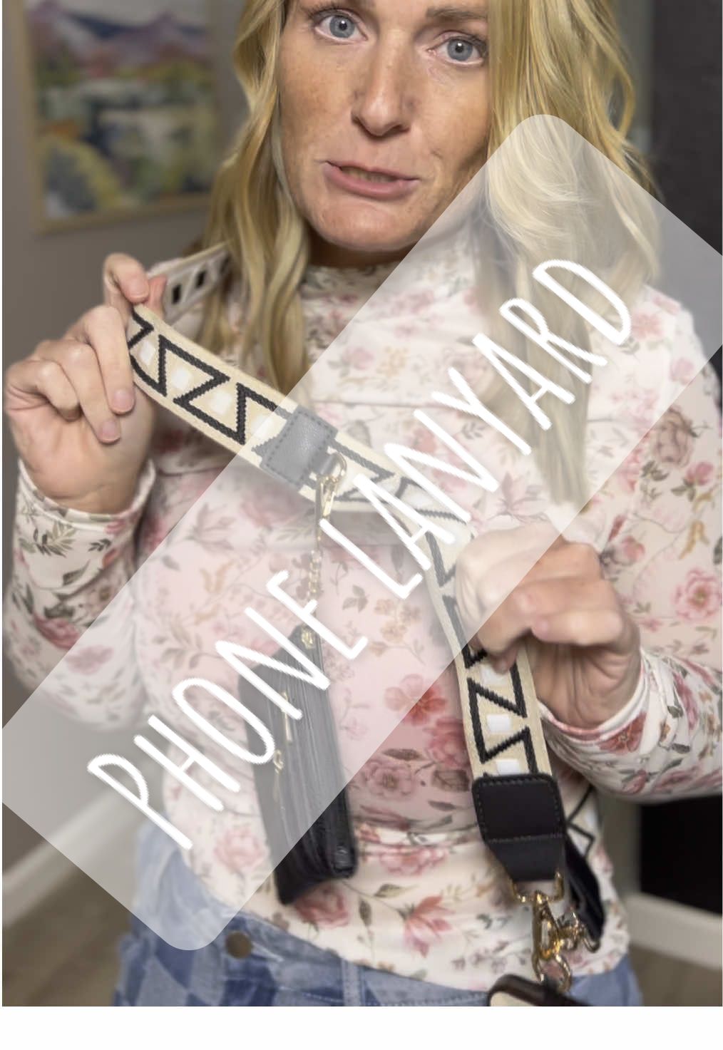 Top teacher or school employee must have for 2025! This crossbody lanyard is perfect for those outfits with no pockets and to give your neck a break. #teachers #teacherhack #crossbodylanyard #phonelanyard #teachergifts 