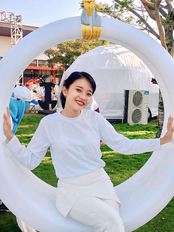 Hari sabtu tanggal 2 Agustus 2025 ikut Class Yoga Bersama Kak @wanti_madya @ruangyogafrym  Di Event @Mie Sedaap 🤍 #comeseemie2025  #ultimateuniverse  #miesedaap  #dontstopmienow 