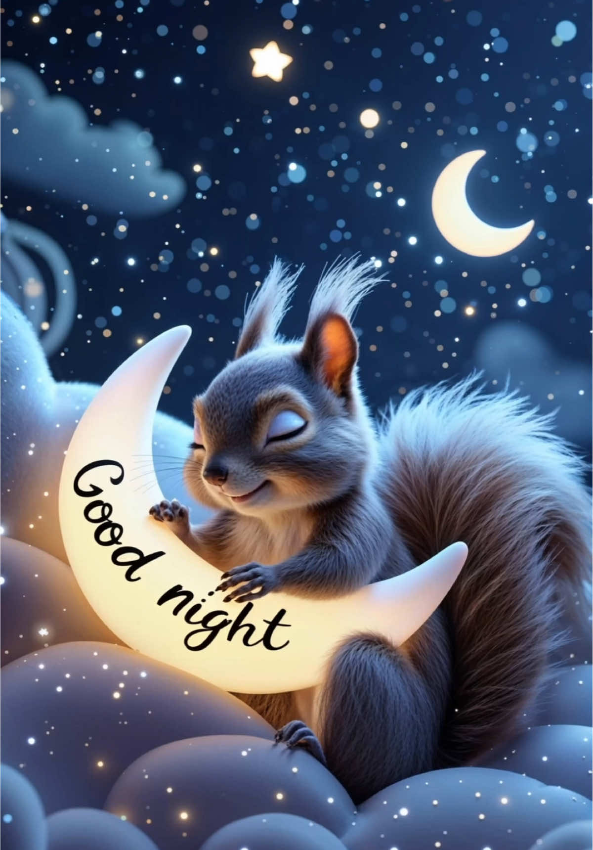 When night falls in Emily’s Lands, even the cutest friends find their cozy spot for sweet dreams – whether it’s a squirrel hugging the moon or a puppy snuggled up in a blanket. 🌙✨ Who would you like to wish “Good Night” to tonight? Let me know in the comments and tell me what characters you’d love to see next! Generated with love via @ImagineArt  #livewallpapers #emilylands #emilysland #emilys_lands #wallpaper #livewallpaper #4kwallpaper #hdwallpapers #fyp #public #screen #aiart #aiartcommunity #aiartist #aiartgenerator #aiartwork #aiartwork #cutepets #goodnight #bedtime #relaxing #sleepytime #aesthetic #viral #tiktokart #adorable #dreamland 