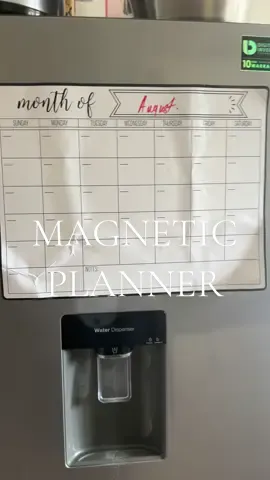 ✍🏾📝Magnetic planner  #planner #fridgemagnets #contentplanner #plannertok #dealdrops 