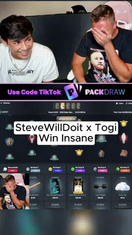 STEVEWILLDOIT x TOGI! LIVE ON KICK PULLING INSANE!  #fyp #gaming #togi 