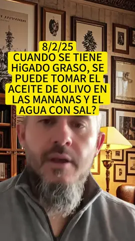 Replying to kokiss Cuando se tiene hígado graso, se puede tomar aceite de olivo en las mañanas y agua con sal? #EdelChavez #opinion #sal #higadograso #aceitedeolivo