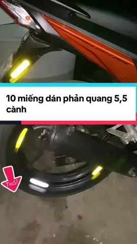 Miếng dán phản quang siêu sáng như đèn,thích hợp cho các bác đi đêm,đạp xe sáng sớm#miengdanphanquangxemayxedap #miengdanphanquang #phanquang #fybシ #xuhuong  @WoodStone  @WoodStone  @WoodStone 