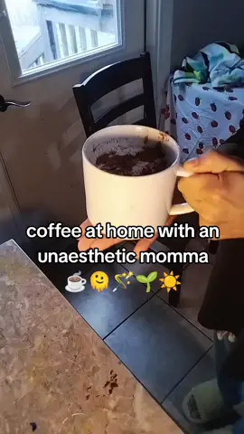 solo parenting today 🫠☕ so coffee 1st. plz 😜🙏🏼✨ coffee at home for you today? or out n about? #coffee #coffeetok 