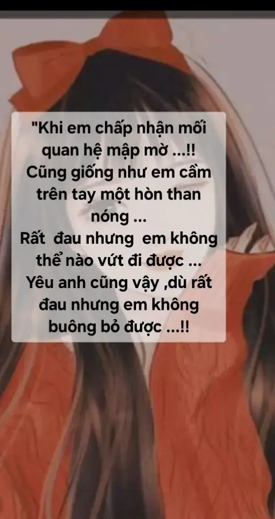 em không buông bỏ được ...#tramcamxuc💔 #thinhhanh #xuhuong #xuhuongtiktok 