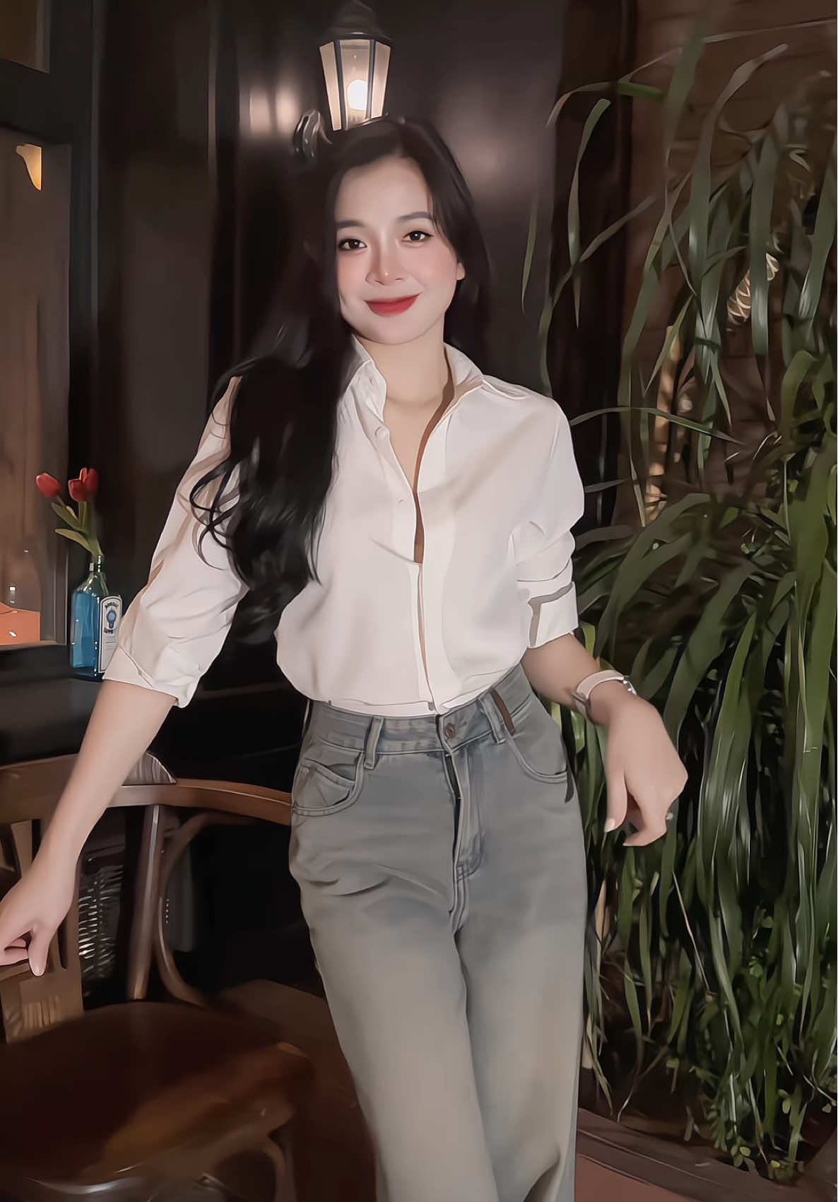 Mê áo sơ mi 🤤#xuhuong #xuhuongtiktok #outfit #aosomi #aosominu 