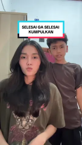 judulnya SELESAI GA SELESAI KUMPULKAN😭 @juniarta #puyuh #couplecomedy #coupletok #coupleprank 